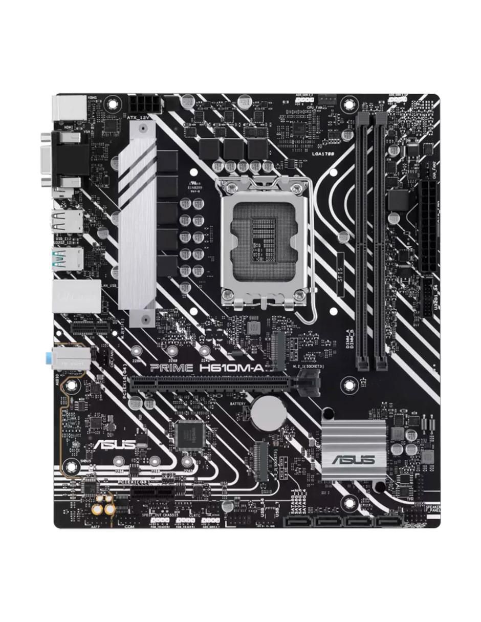 Tarjeta madre Prime h610m-a-csm compatible con procesador Intel 6