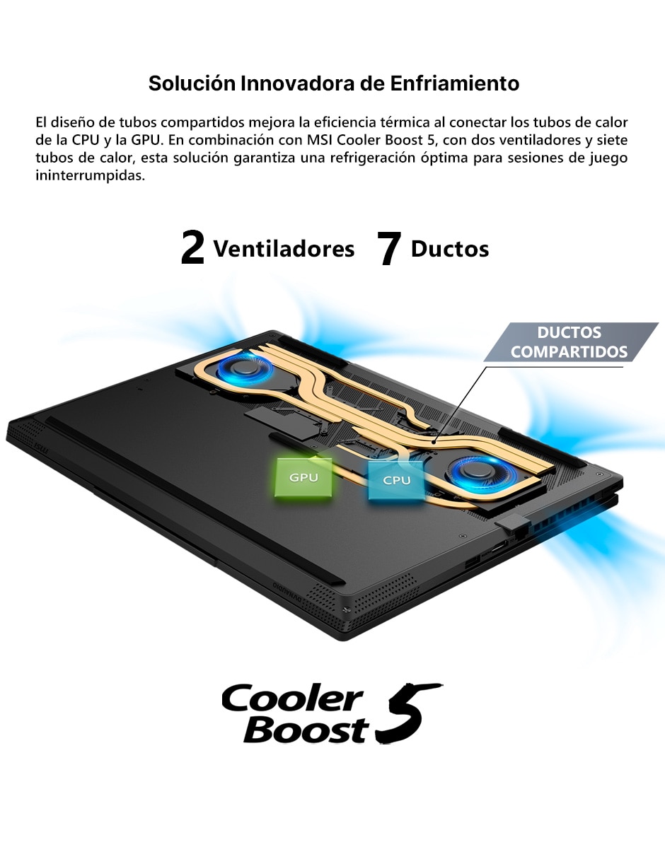 Laptop gamer Stealth A16 AI+ A3XWFG-020MX 16 pulgadas QHD+ AMD Ryzen AI 9 HX 370 NVIDIA GeForce RTX 5060 32 GB RAM 1 TB SSD 12