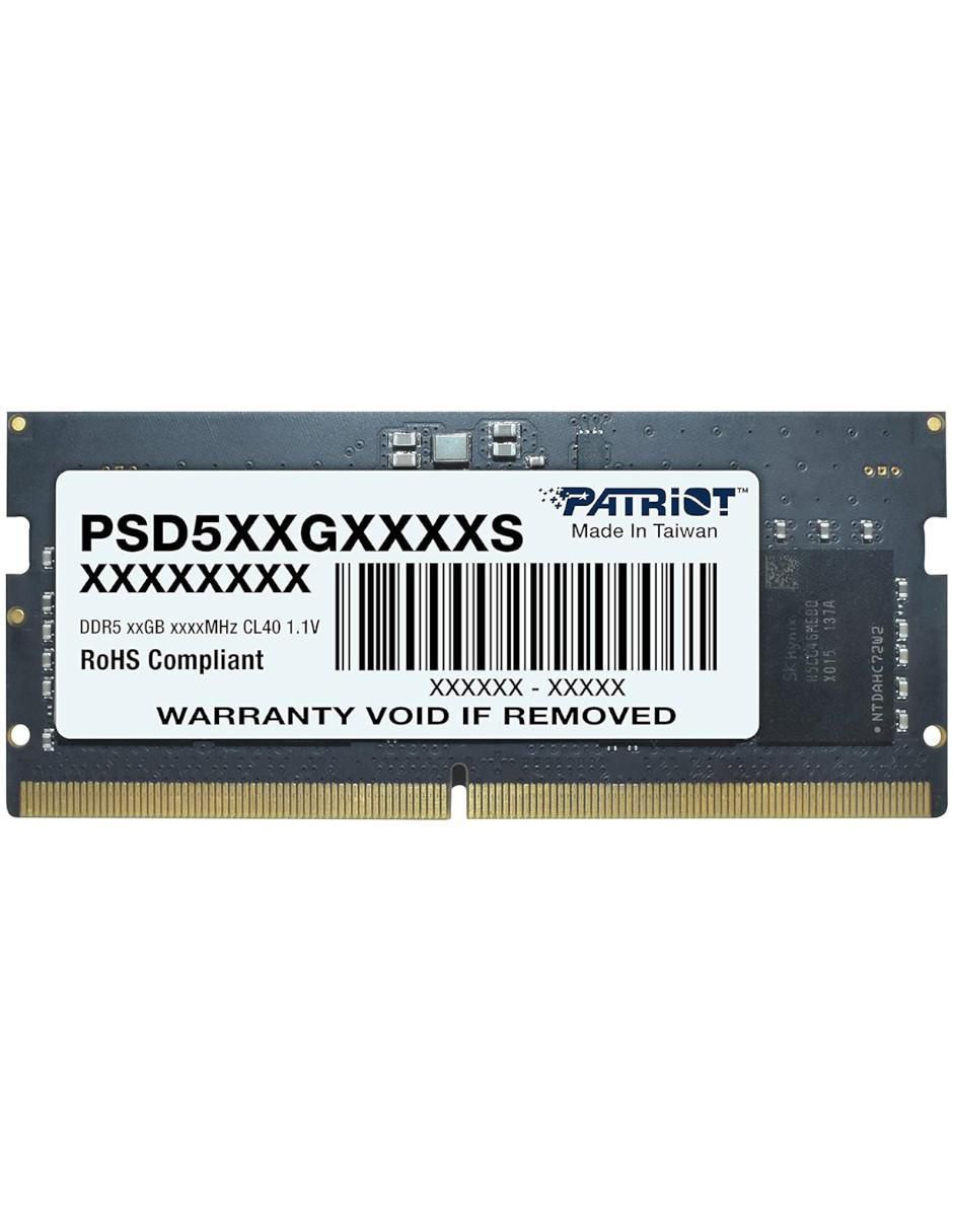Memoria RAM SODIMM DDR5 Patriot 32 GB PSD532G48002S