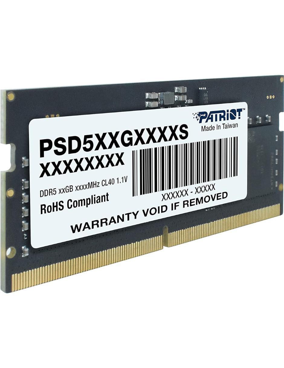 Memoria RAM SODIMM DDR5 Patriot 32 GB PSD532G48002S