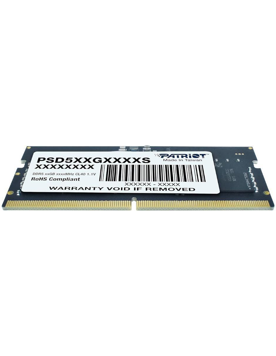 Memoria RAM SODIMM DDR5 Patriot 32 GB PSD532G48002S