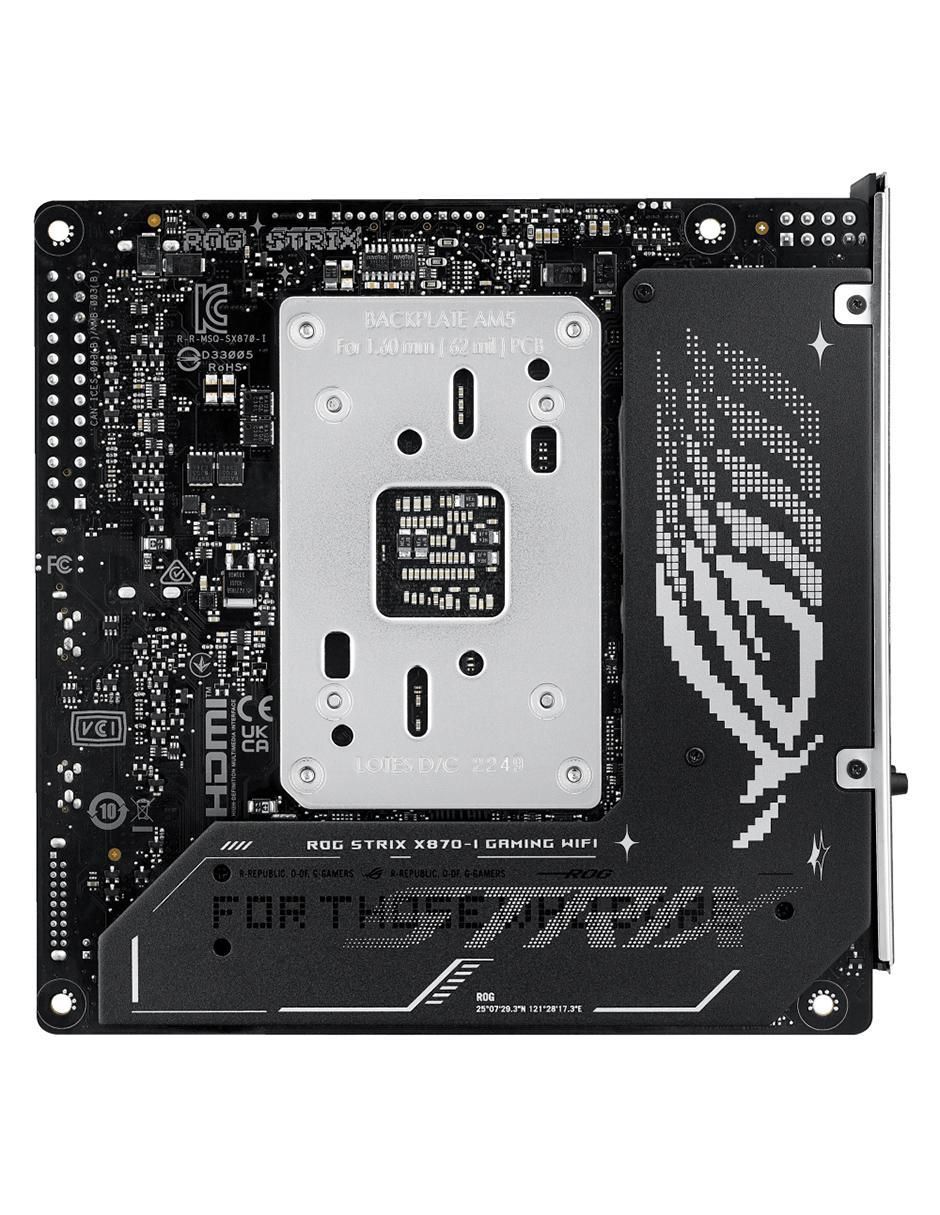 Tarjeta madre X870-I Gaming Wifi compatible con procesador AMD 8