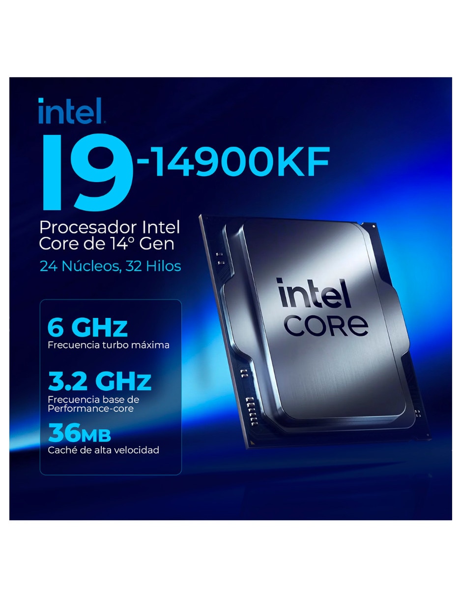 Computadora gamer Xtreme PC Gaming XTBRI932GB5070TPB Intel Core i9 Nvidia GeForce RTX 5070 32 GB RAM 1 TB SSD