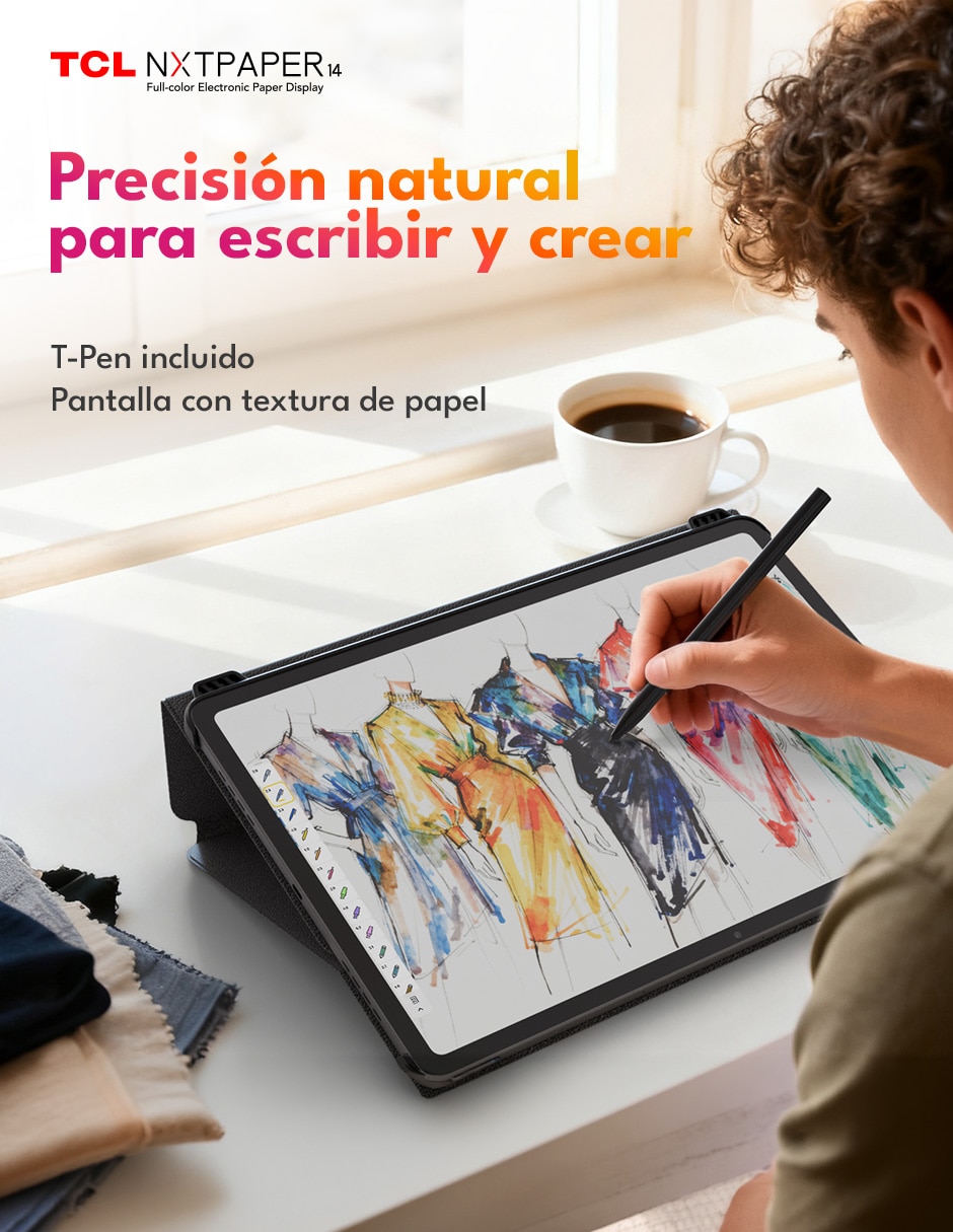 Tablet Tcl NXTPAPER 14 pulgadas 256 GB de almacenamiento de 8 GB RAM