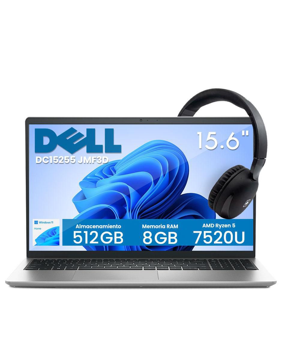 Laptop Inspiron 15 15.6 pulgadas Full HD AMD Ryzen 5 AMD Radeon 8 GB RAM 512 GB SSD 1