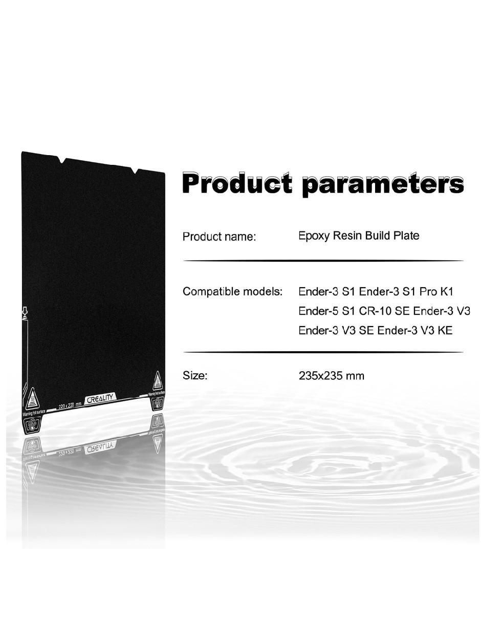 IMPRESORA 3D PLACA PEI, NEGRO 6