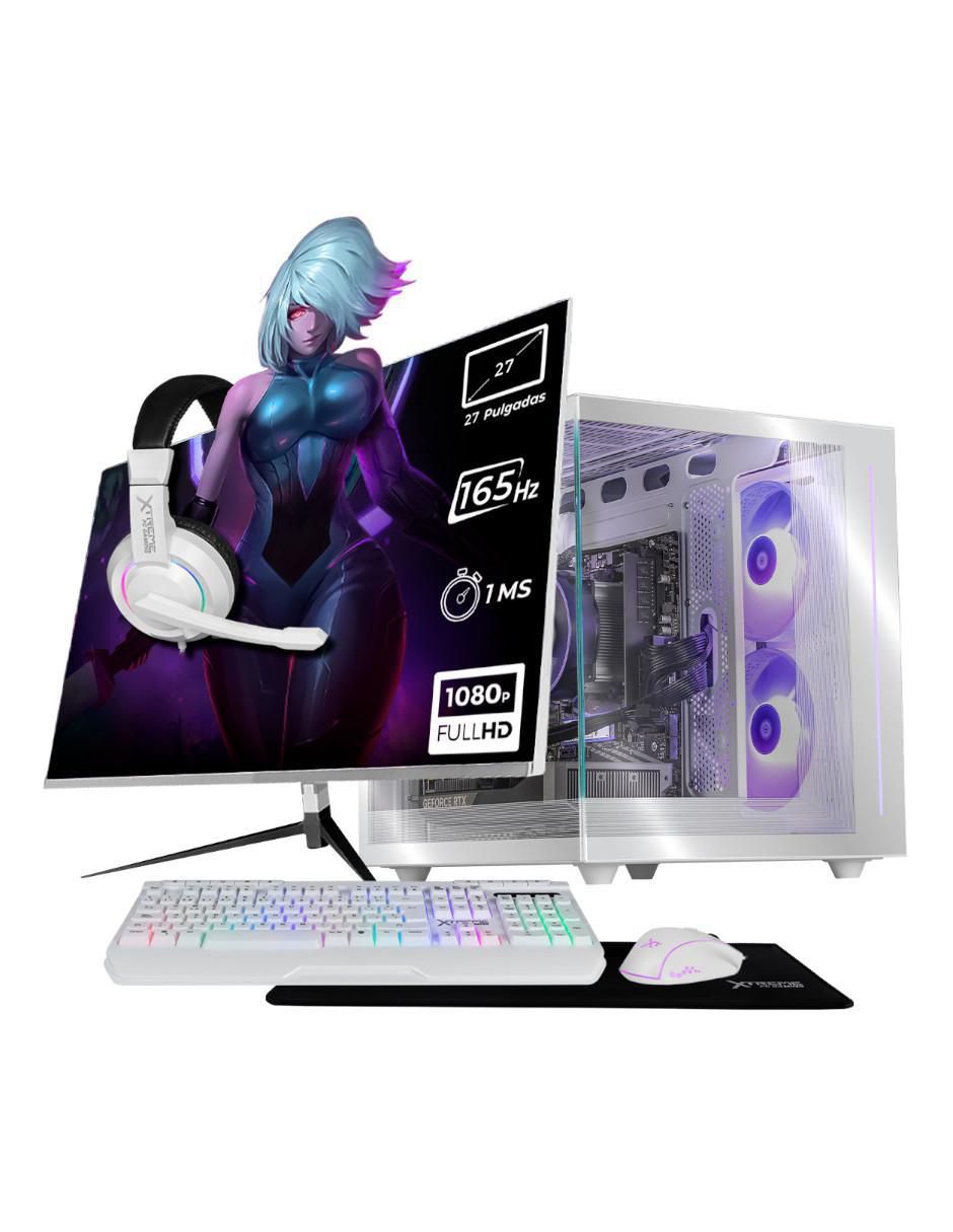 Computadora gamer XTBRR732GB5060MTPW 27 pulgadas Full HD AMD Ryzen 7 NVIDIA GeForce RTX 5060 32 GB 1 TB Computadora gamer XTBRR732GB5060MTPW 27 pulgadas Full HD AMD Ryzen 7 NVIDIA GeForce RTX 5060 32 GB 1 TB