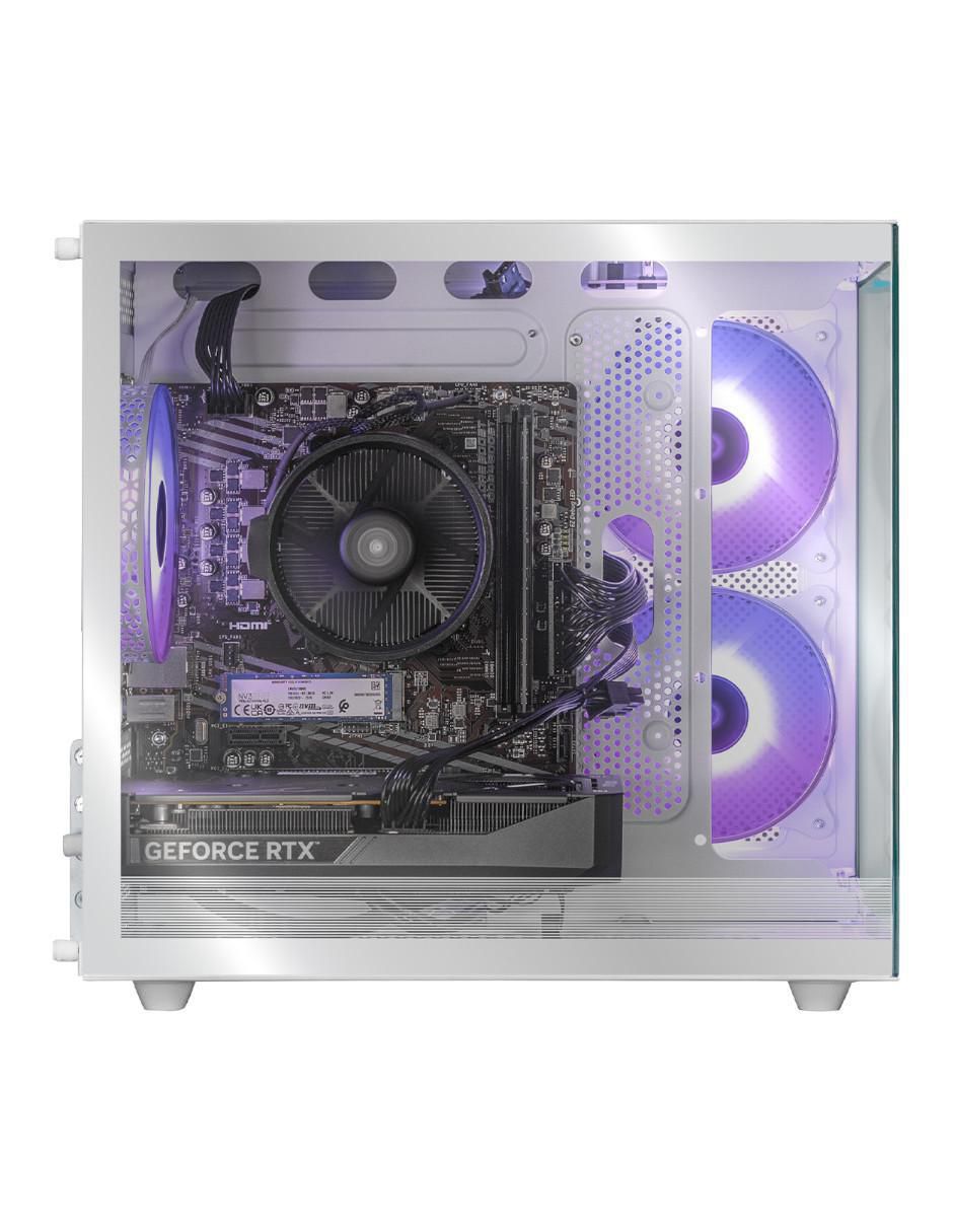 Computadora gamer XTBRR732GB5060MTPW 27 pulgadas Full HD AMD Ryzen 7 NVIDIA GeForce RTX 5060 32 GB 1 TB 4
