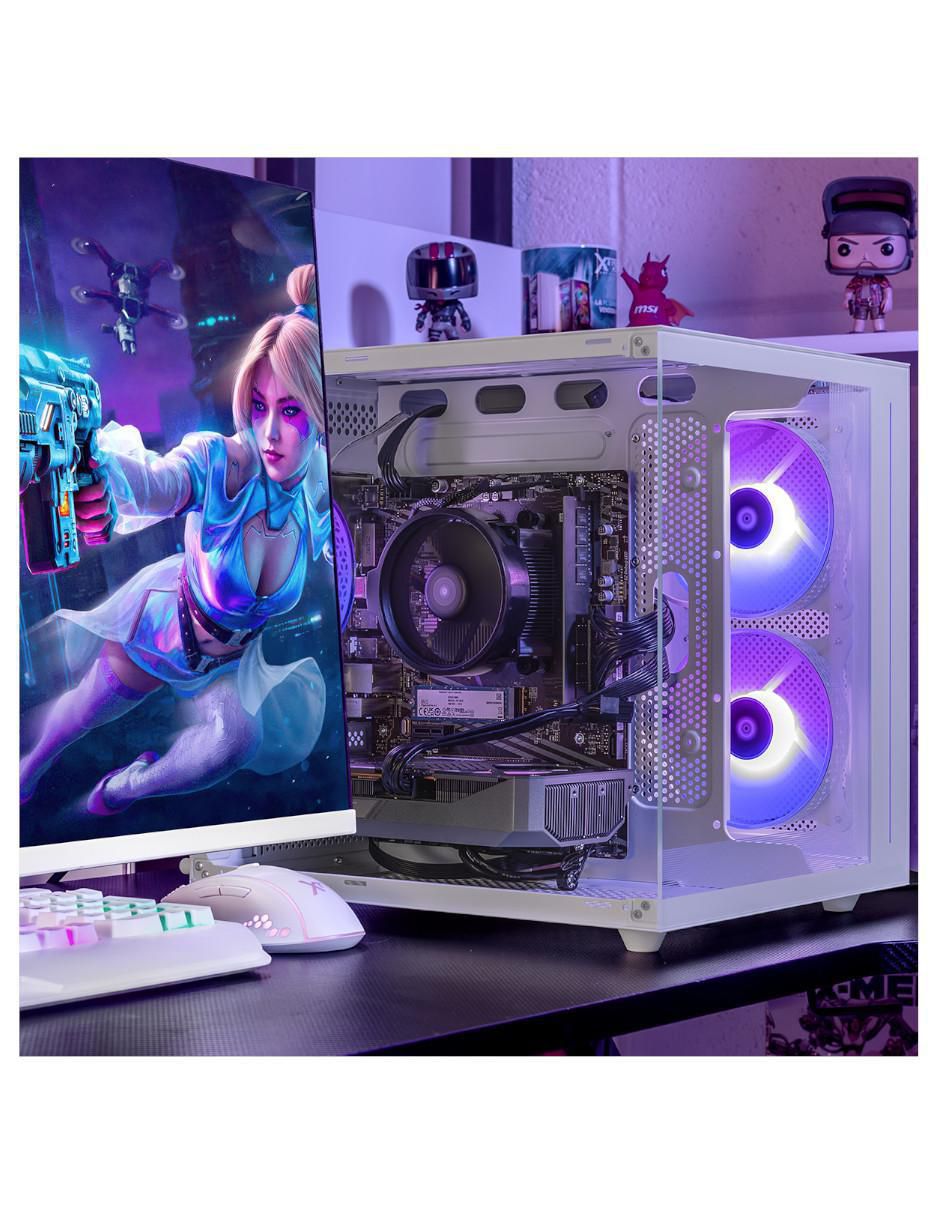 Computadora gamer XTBRR732GB5060MTPW 27 pulgadas Full HD AMD Ryzen 7 NVIDIA GeForce RTX 5060 32 GB 1 TB 5