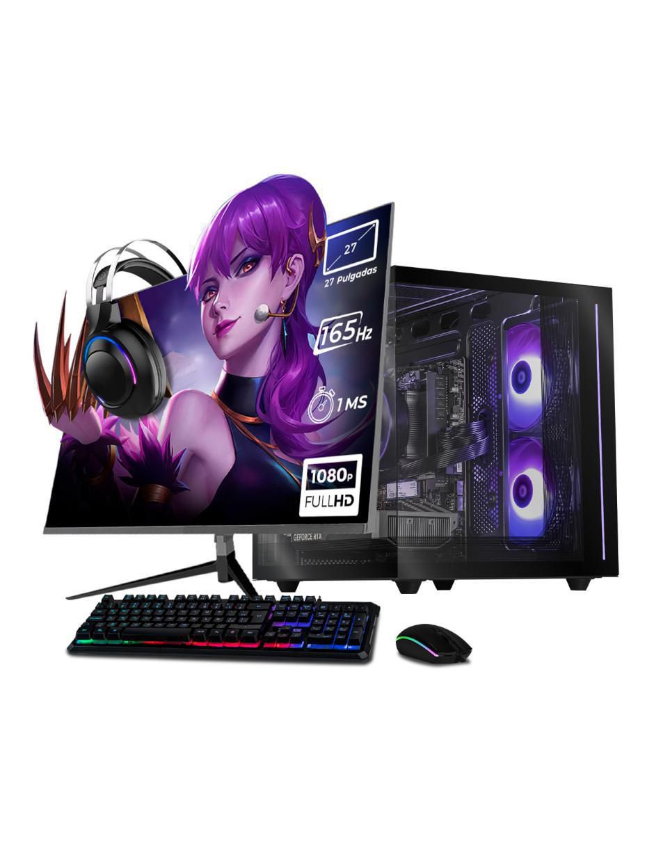 Computadora gamer XTBRR732GB5060MTPB 27 pulgadas Full HD AMD Ryzen 7 NVIDIA GeForce RTX 5060 32 GB 1 TB Computadora gamer XTBRR732GB5060MTPB 27 pulgadas Full HD AMD Ryzen 7 NVIDIA GeForce RTX 5060 32 GB 1 TB