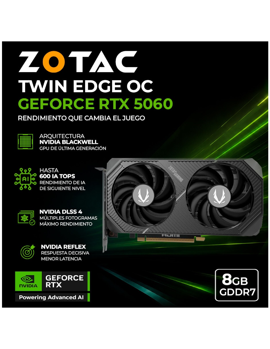 Tarjeta de video zt-b50600h-10m