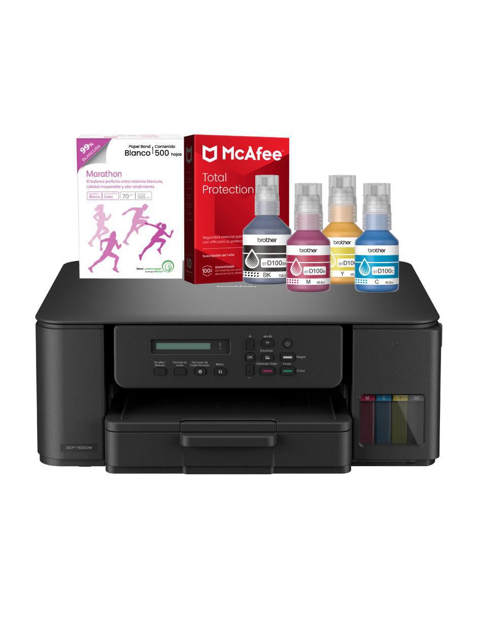 Multifuncional Brother T530BKCMY966AN de inyección de tinta alámbrica a color