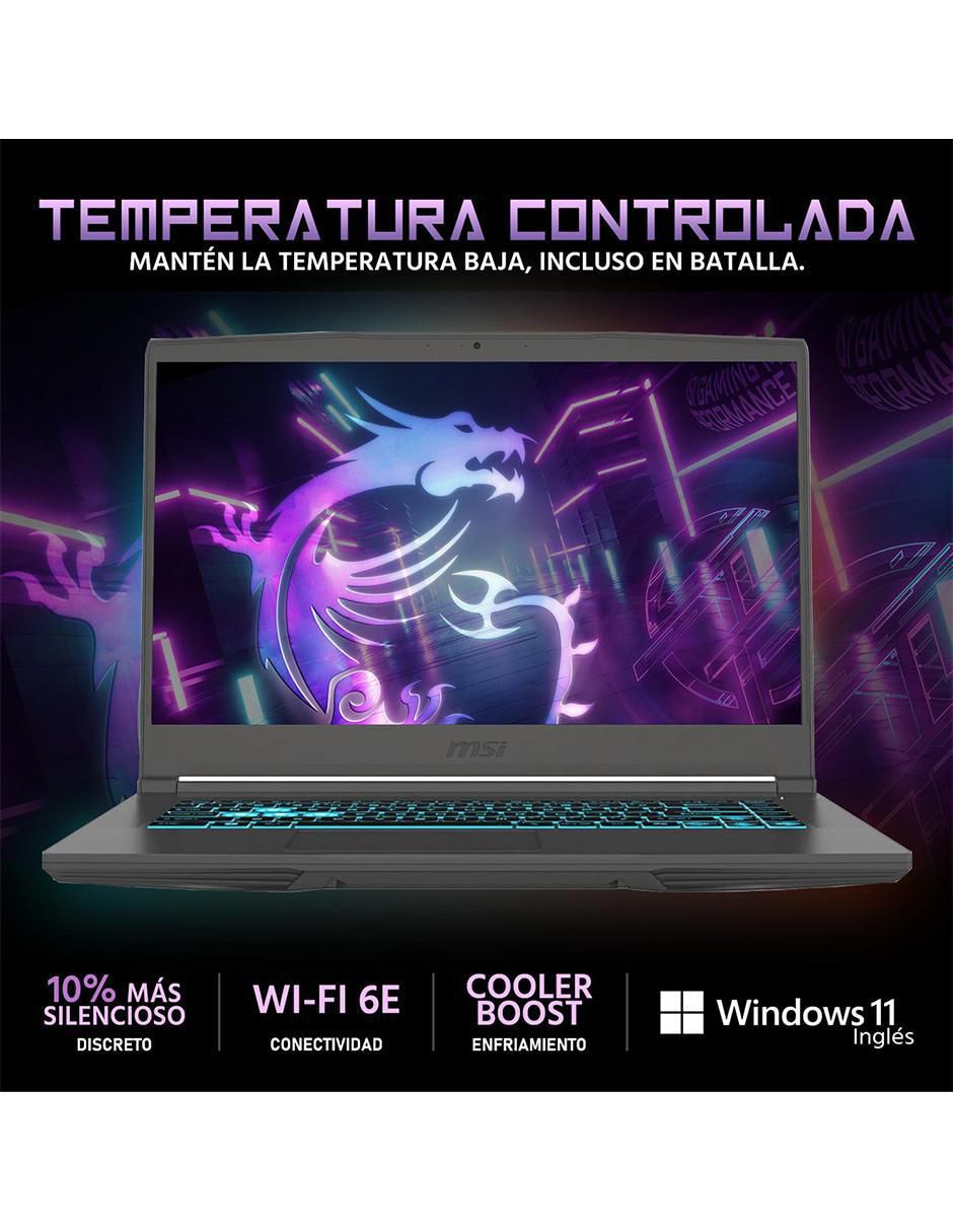Laptop gamer no msi thin a15 15.6 pulgadas full hd amd ryzen 5 nvidia geforce rtx 2050 16 gb "ram" no aplica 512 gb ssd no aplica