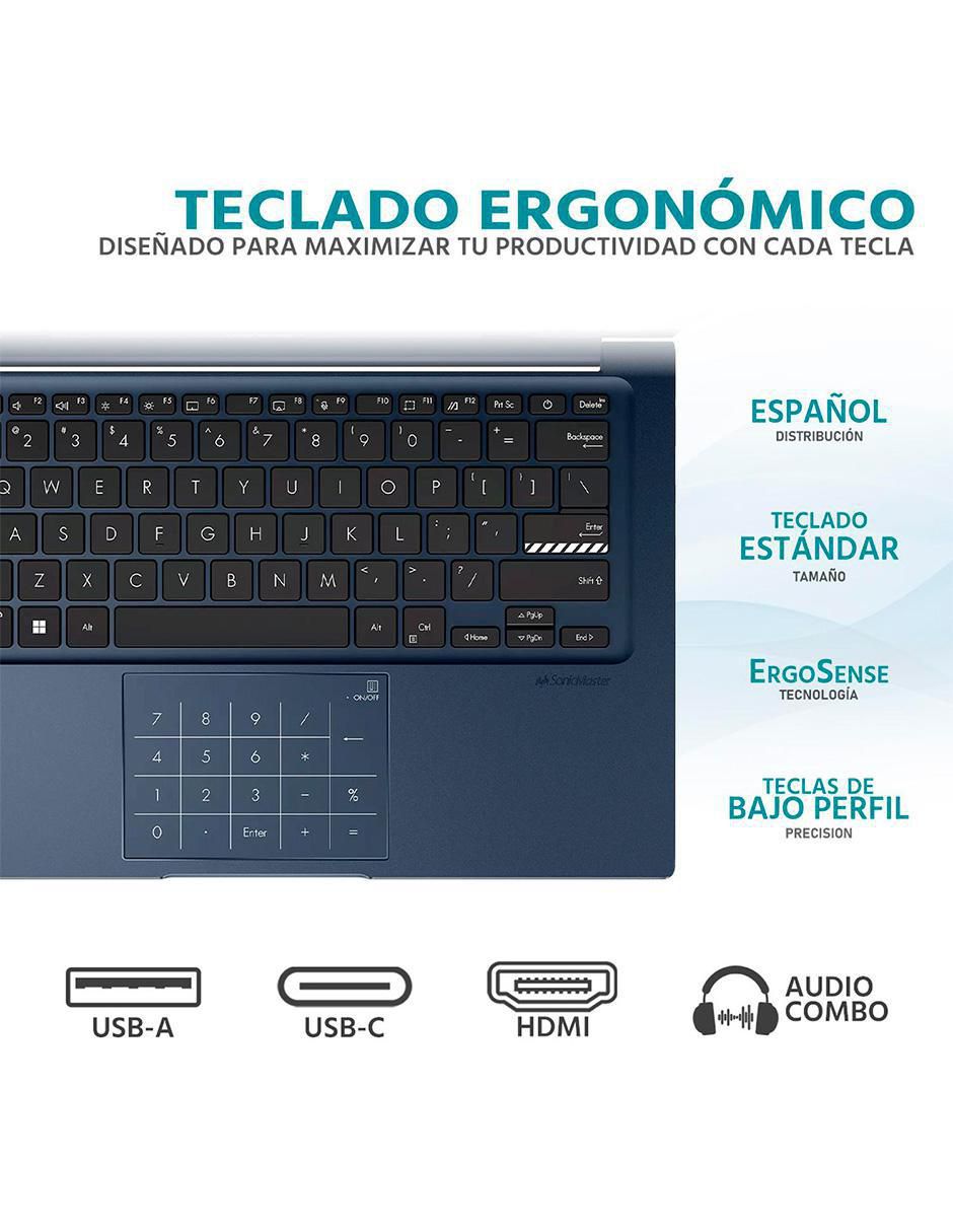 Laptop Vivobook 14 pulgadas Full HD Intel Core i5 Intel UHD Graphics 16 GB RAM 512 GB SDD