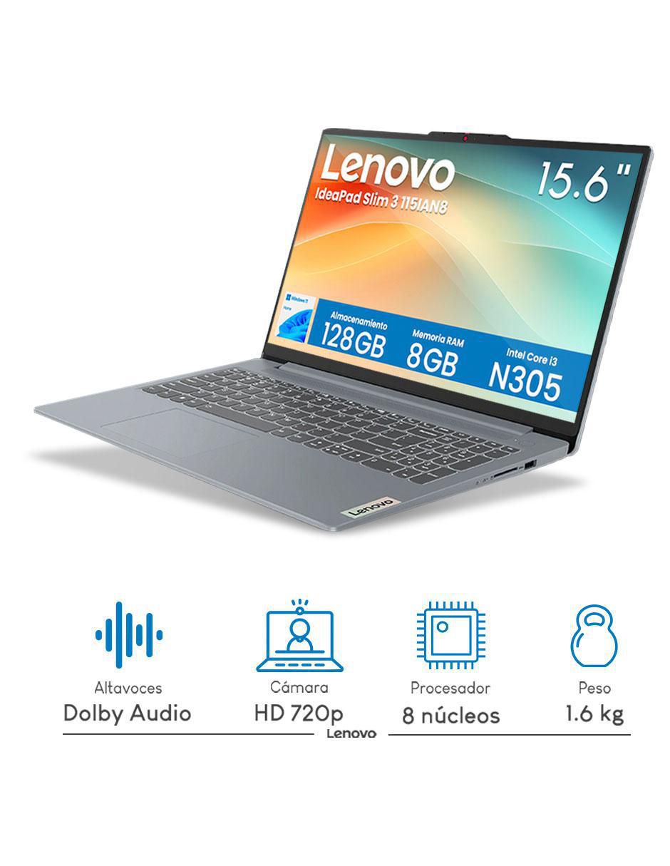 Laptop 82XB00C2US 15.6 pulgadas Full HD Intel Core i3 Intel UHD Graphics 8 GB RAM 128 GB