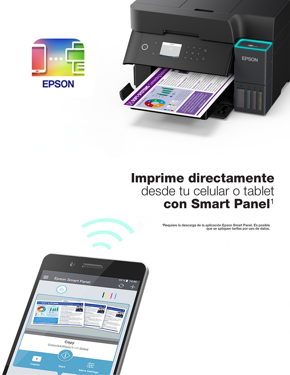 Multifuncional Epson l6370 de inyección de tinta inalámbrica a color