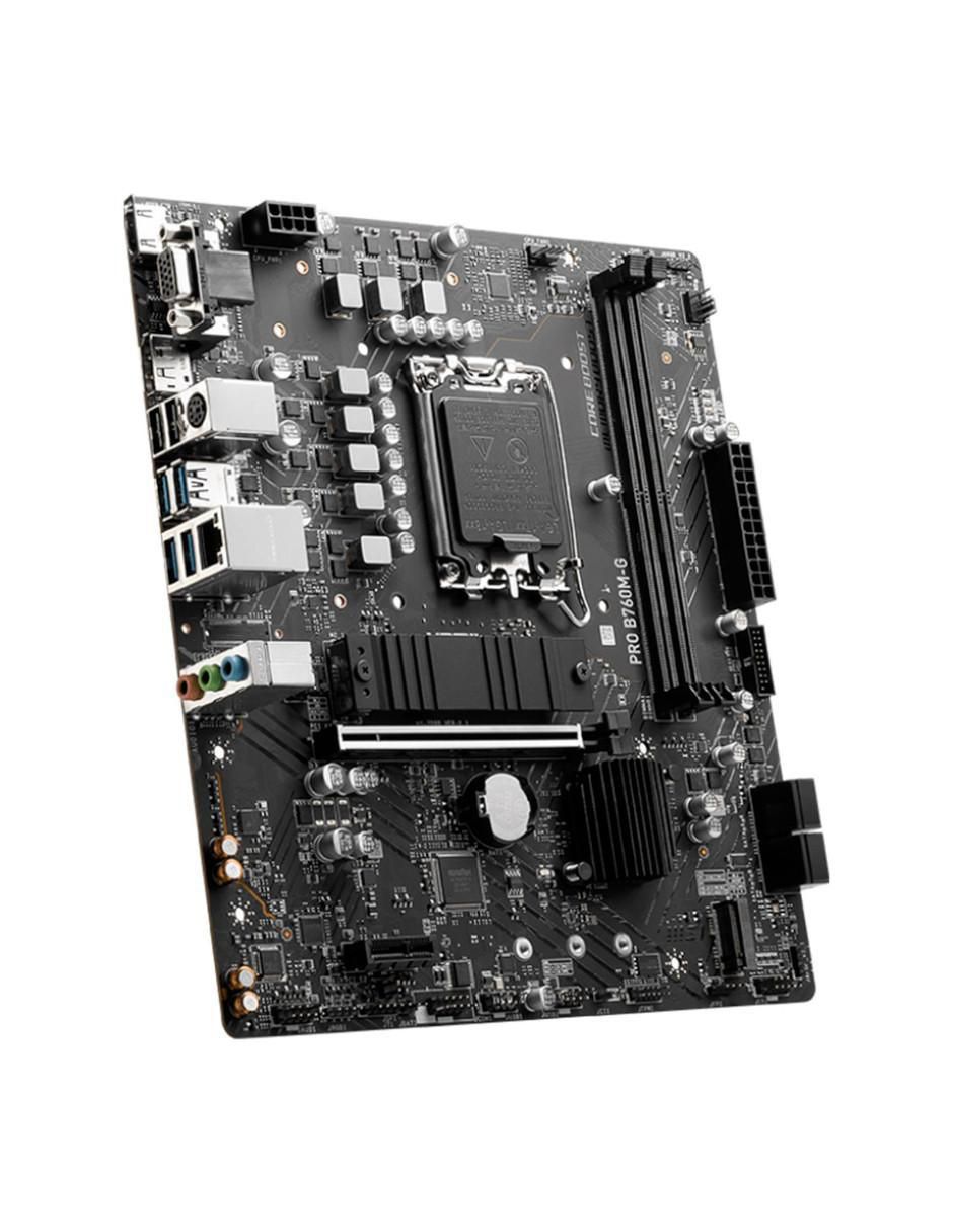 Tarjeta madre PRO B760M-G compatible con procesador intel