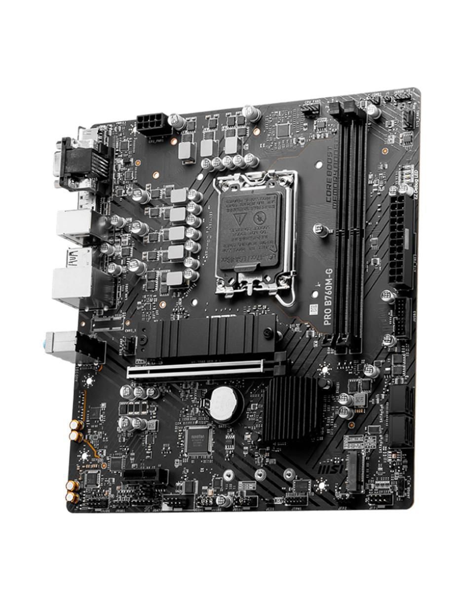 Tarjeta madre PRO B760M-G compatible con procesador intel