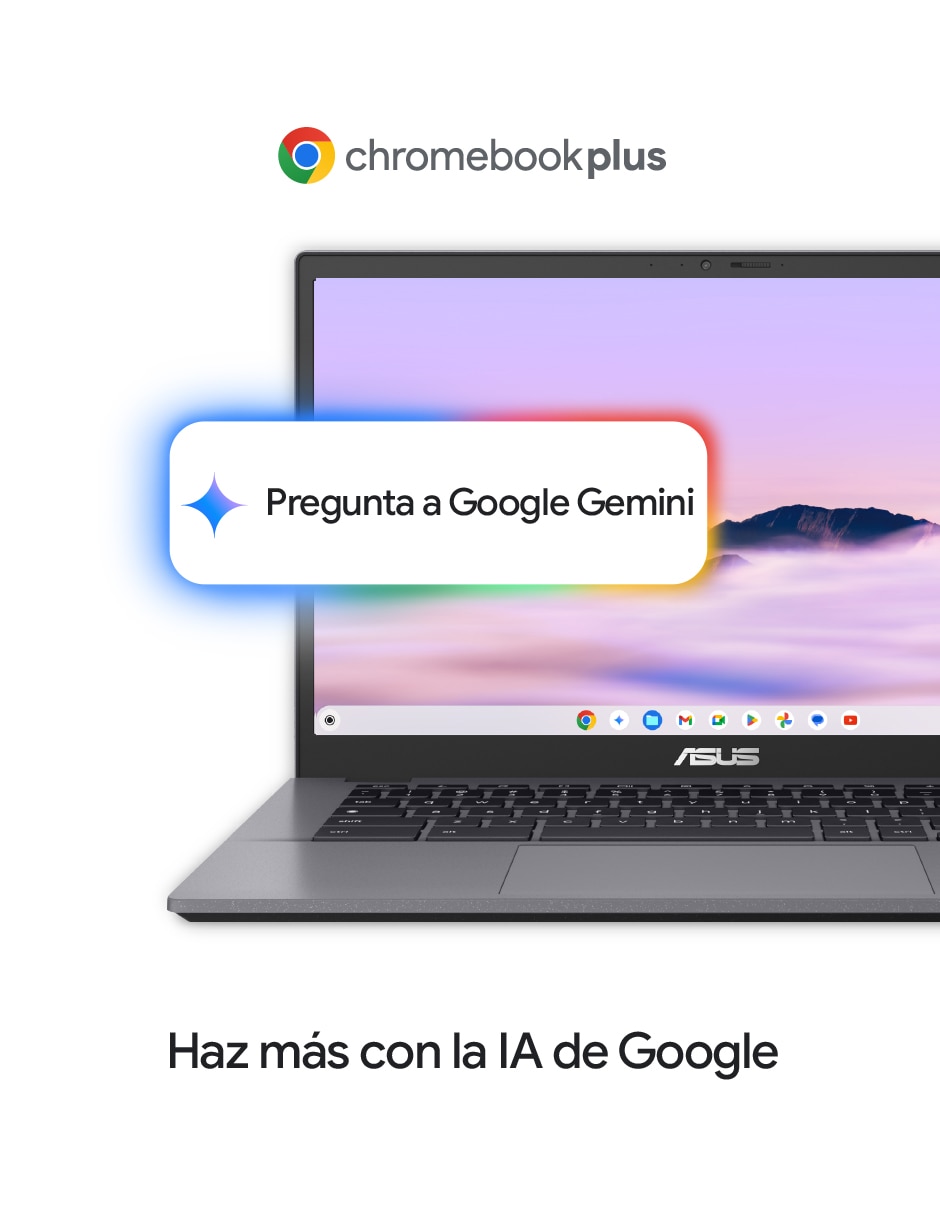 Laptop Thin & Light Chromebook Plus CX34 15.6 pulgadas Full HD Intel Core Ultra 5 Integradas 8 GB RAM 512 GB SSD 3