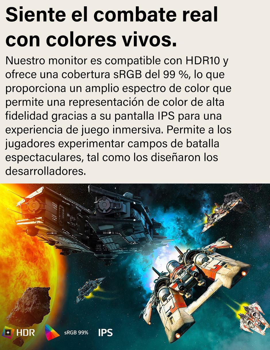 Monitor gamer 24G411A-B IPS Full HD 24 puadas 7