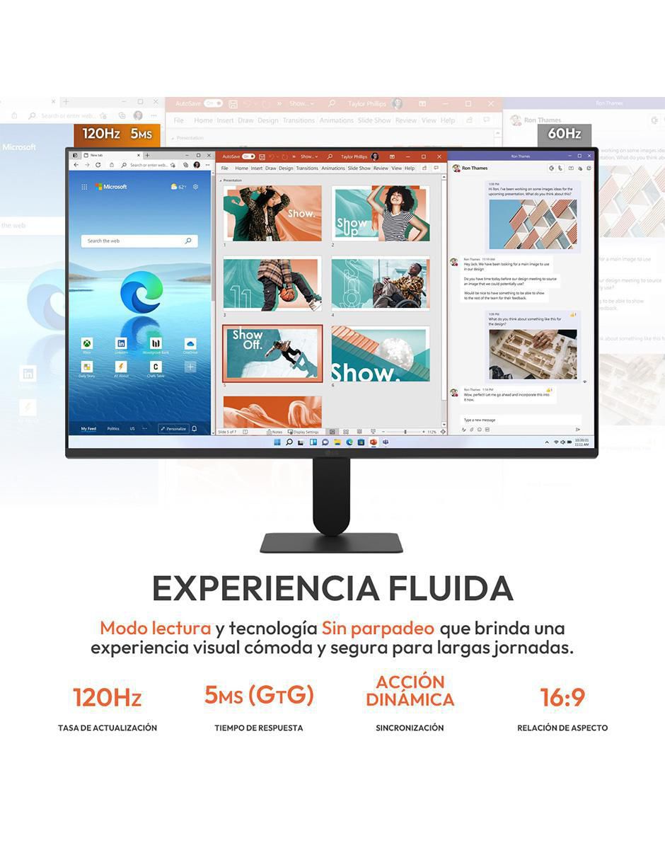 Monitor Standard Full HD 27 pulgadas 27U411A-B 3