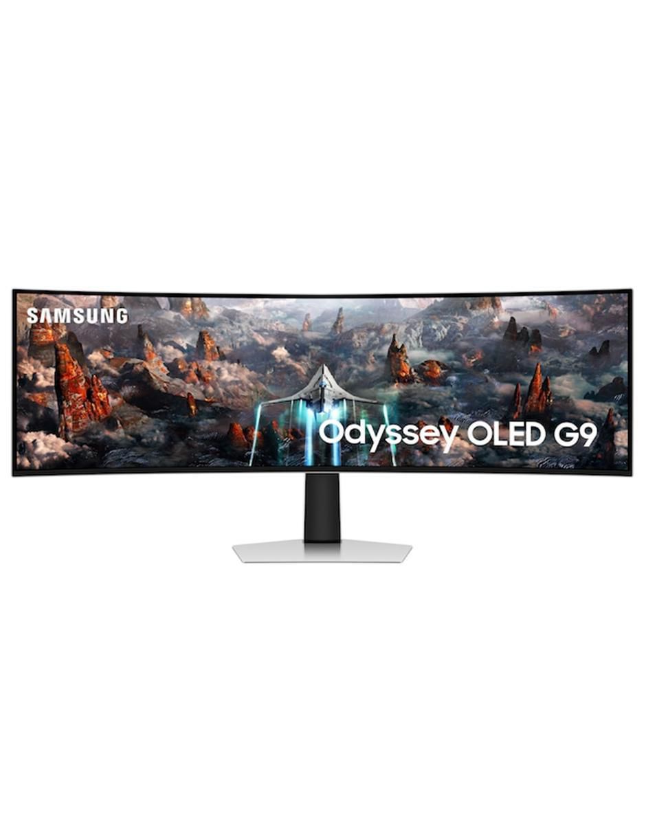 Monitor gamer Odyssey G9 G93SC XDR DQHD 49 pulgadas LS49CG930SLXZX