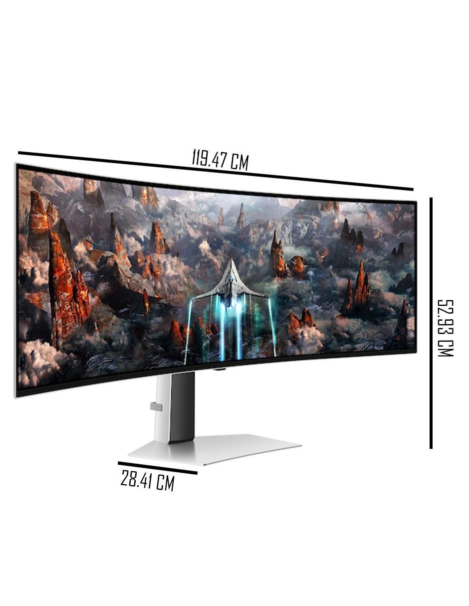 Monitor gamer Odyssey G9 G93SC XDR DQHD 49 pulgadas LS49CG930SLXZX 11