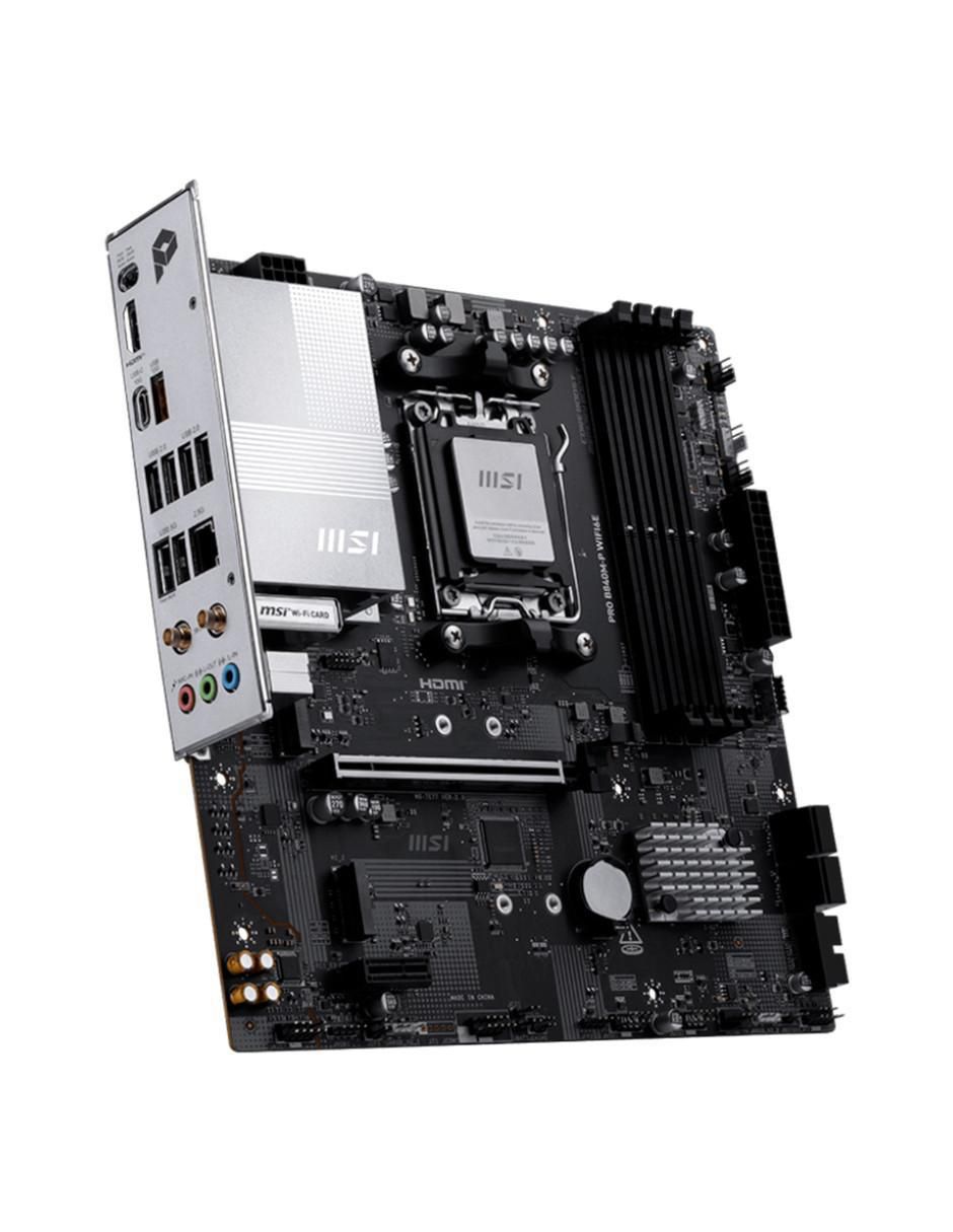 Tarjeta madre MSI Pro B840M-P WIFI6E compatible con procesador AMD
