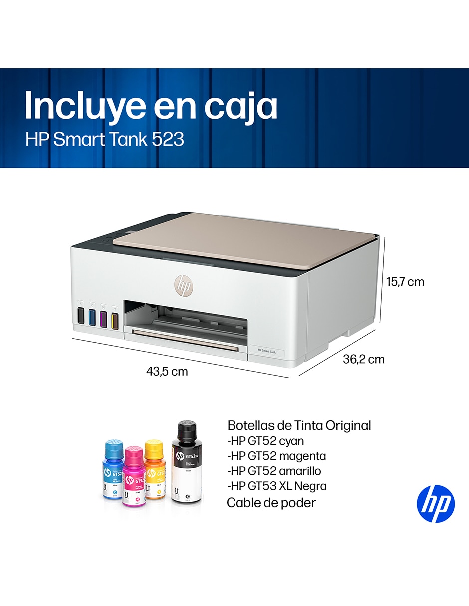 Multifuncional Smart Tank 523 de tinta continua alámbrica a color 14