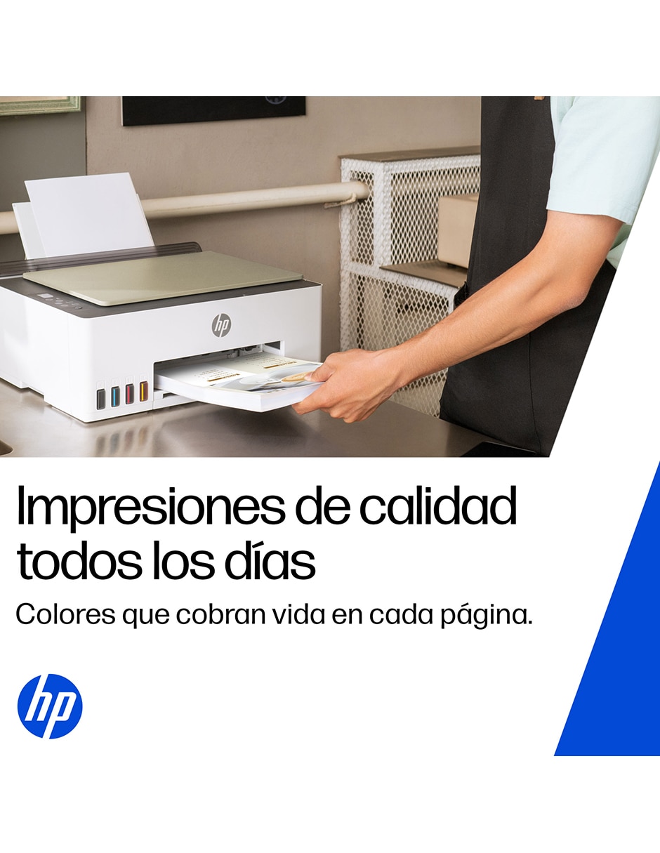 Multifuncional HP Smart Tank 523 de tinta continua alámbrica a color
