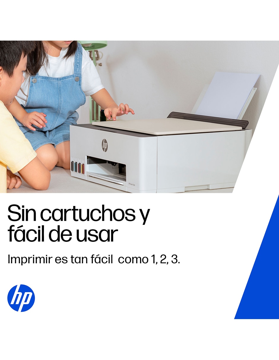 Multifuncional HP Smart Tank 523 de tinta continua alámbrica a color