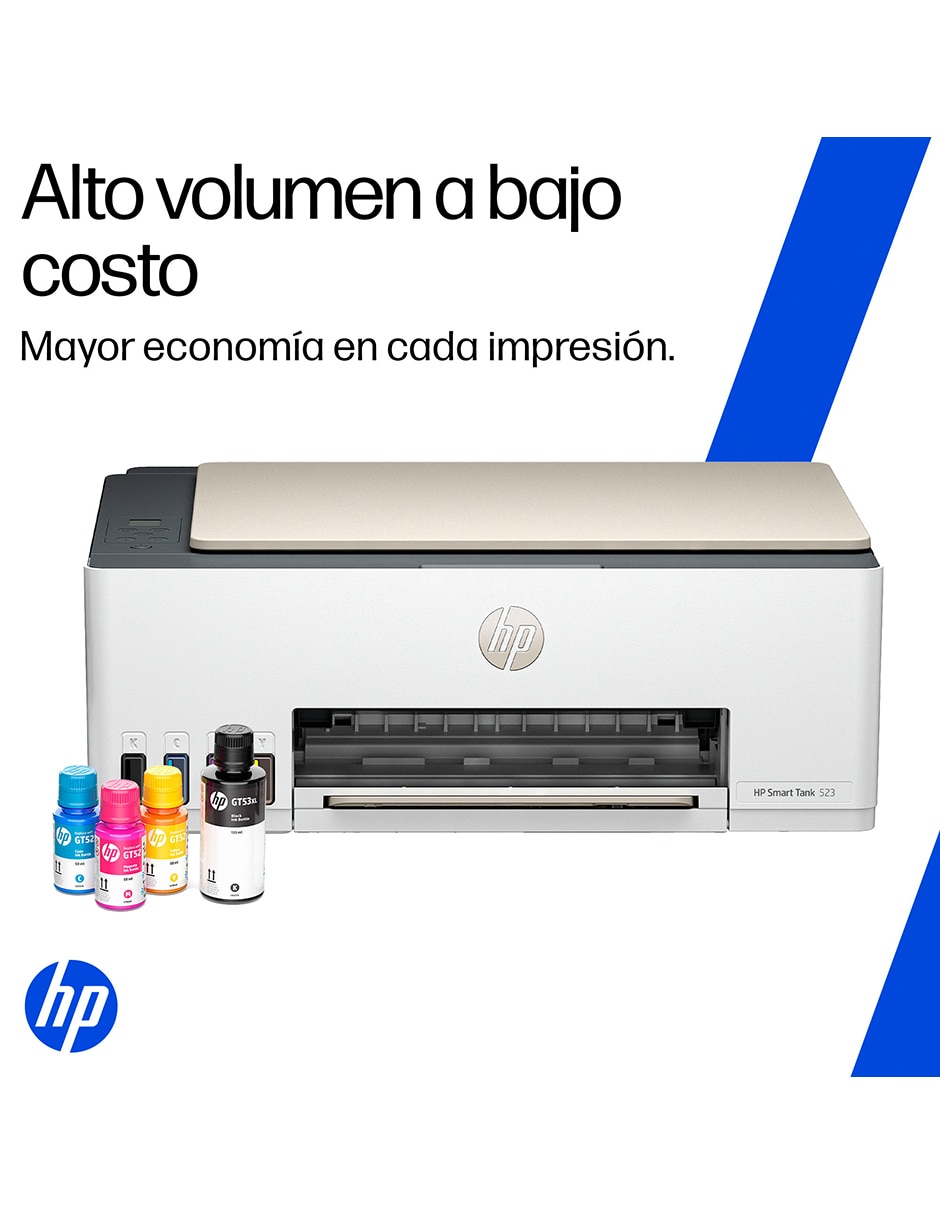 Multifuncional HP Smart Tank 523 de tinta continua alámbrica a color