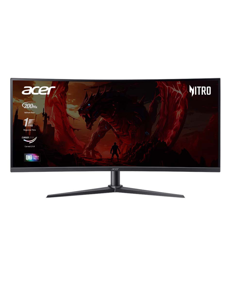 Monitor gamer Acer Nitro XZ0 VA UWQHD 34 pulgadas UM.CX0AA.008