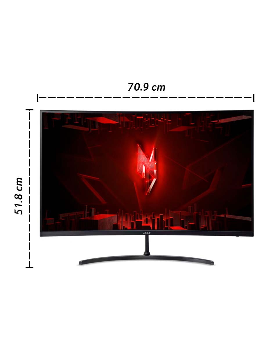 Monitor gamer Acer Nitro ED0 VA Full HD 31.5 pulgadas UM.JE0AA.317