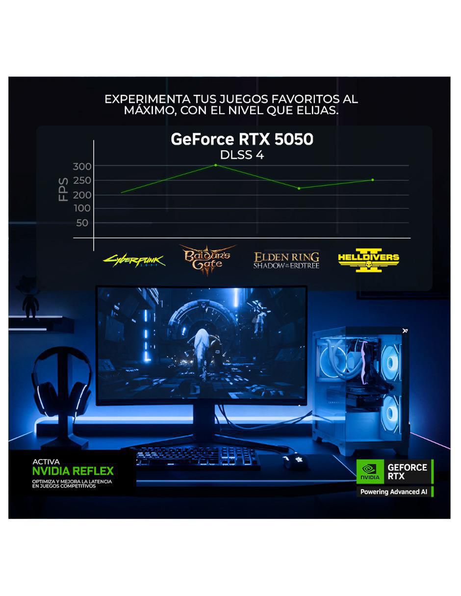 Computadora gamer XTPCR532GB5050NB AMD Ryzen 5 Nvidia GeForce RTX 5050 32 GB RAM 1 TB SSD 6