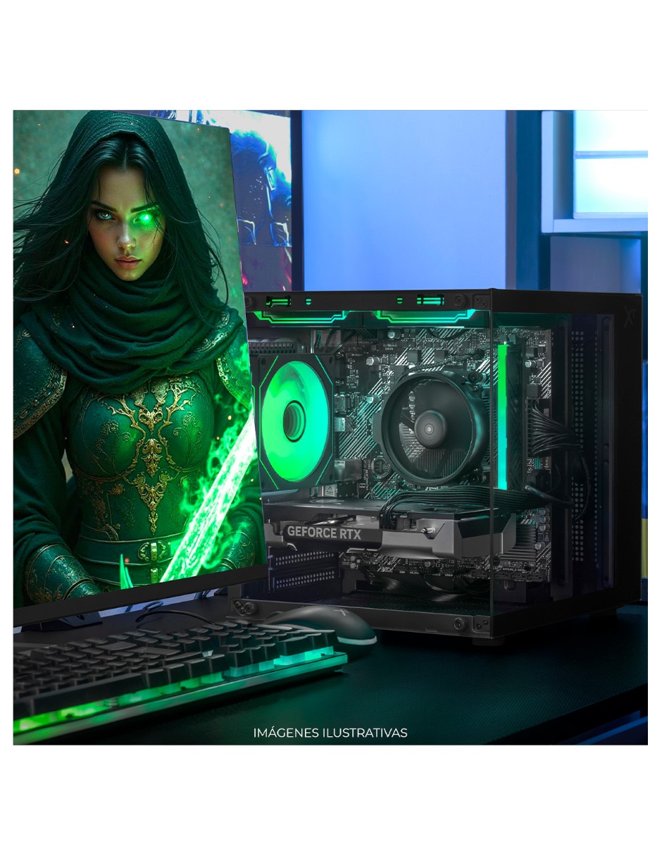 Computadora gamer xtpcr732gb5050nb amd ryzen 7 nvidia geforce rtx 5050 16 gb ram 1 tb ssd