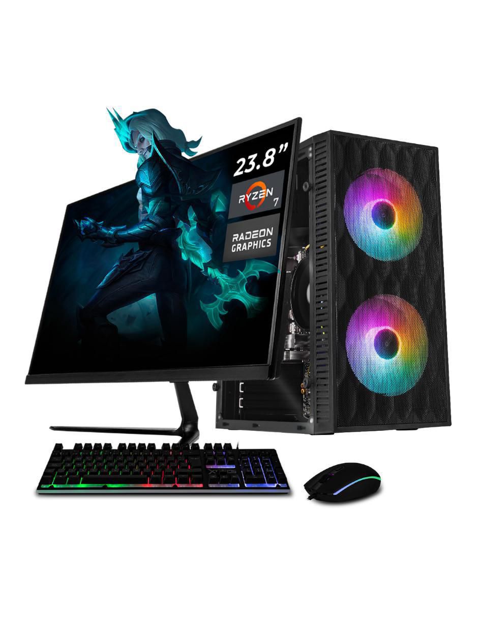 Computadora gamer XTACR732GBVEGA7MFB 23.8 pulgadas Full HD AMD Ryzen 7 AMD Radeon Graphics 16 GB 1 TB