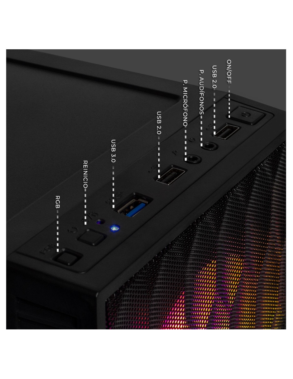 Computadora gamer XTPCAT16GBVEGA3MFB 21.5 pulgadas Full HD AMD Athlon AMD Radeon Vega 3 16 GB RAM 500 GB SSD 11