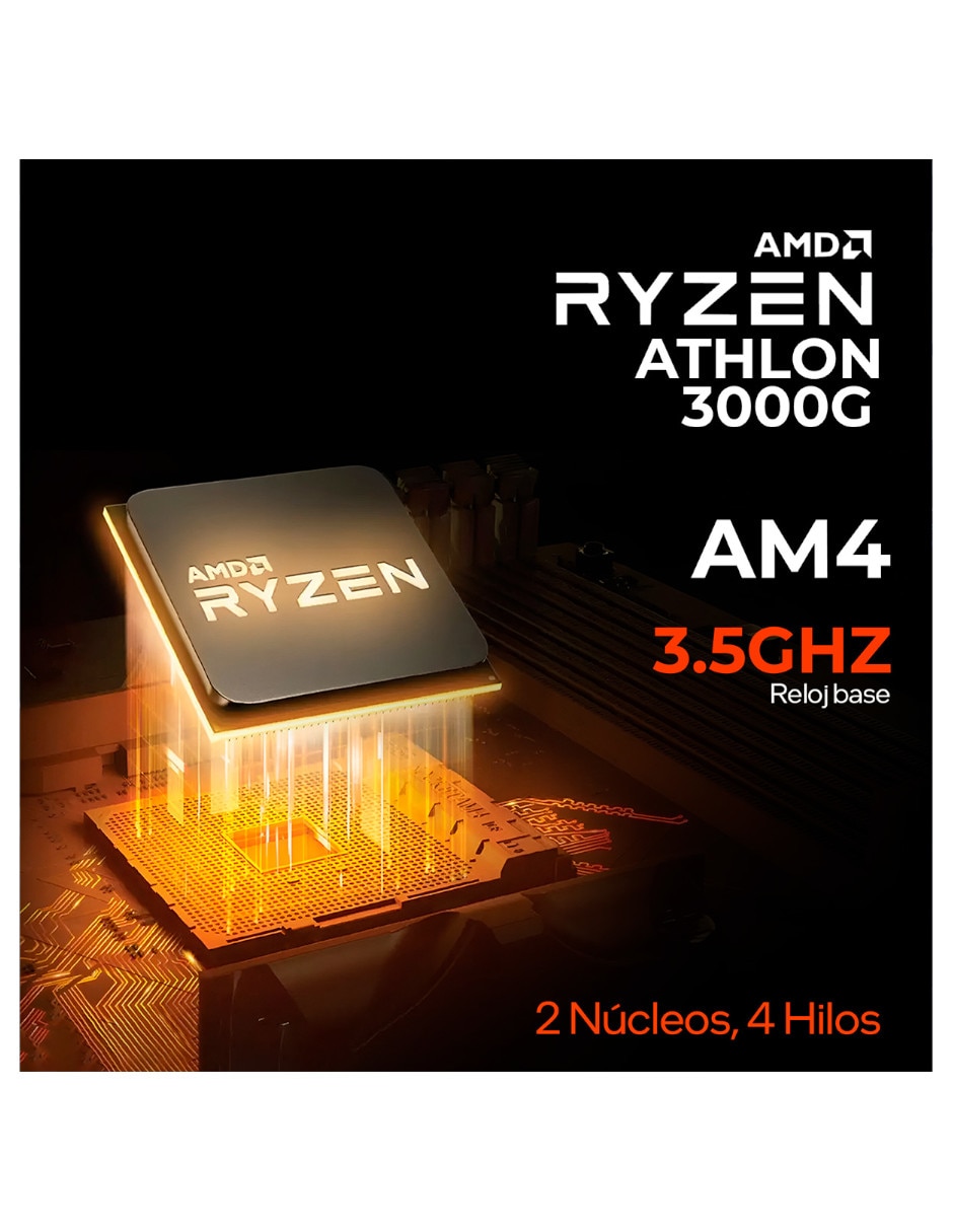 Computadora gamer XTPCAT16GBVEGA3MFB 21.5 pulgadas Full HD AMD Athlon AMD Radeon Vega 3 16 GB RAM 500 GB SSD 13