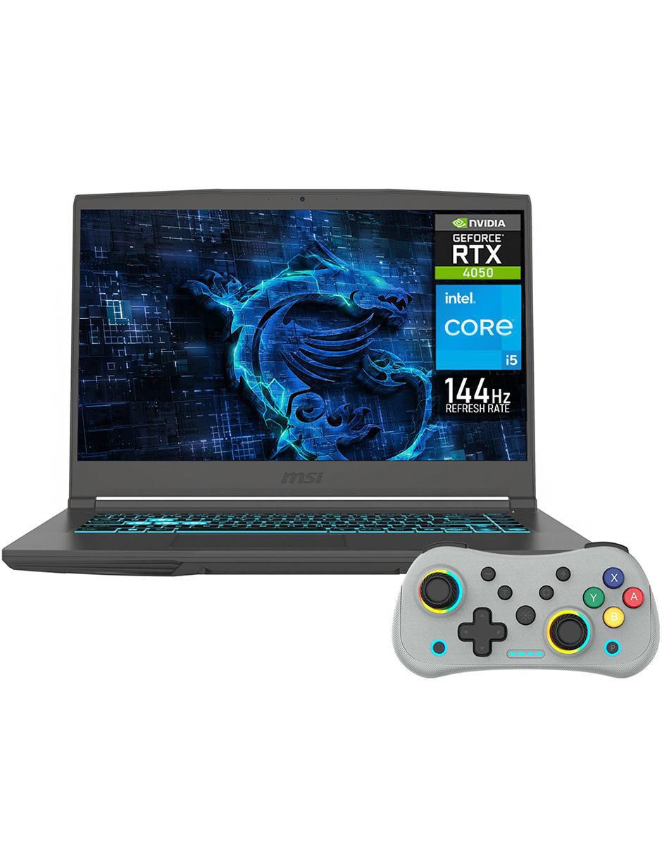 MSI Laptop gamer Msi thin 15 15.6 pulgadas full hd intel core i5 nvidia geforce rtx 4050 32 gb ram 1.5 tb ssd