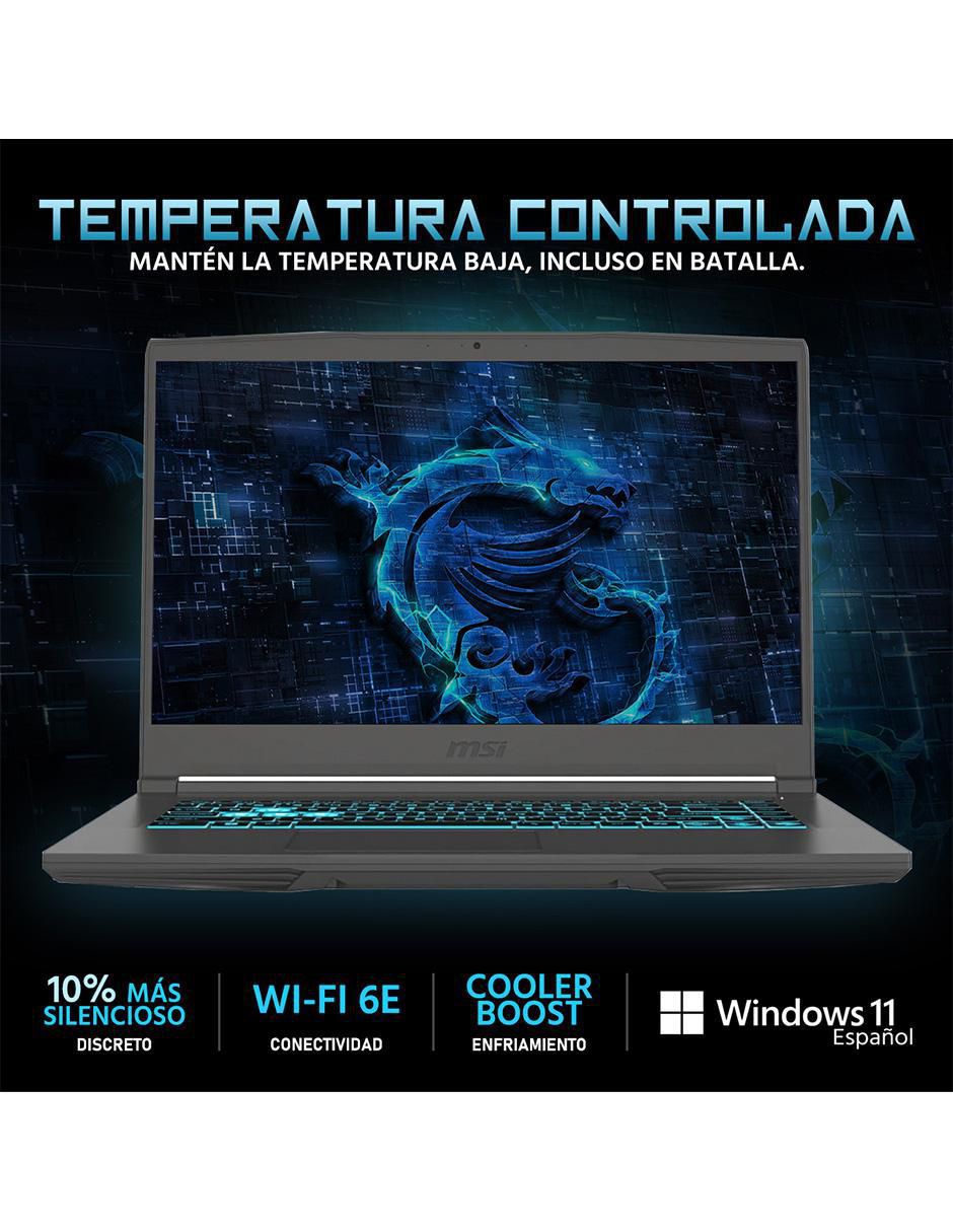 Laptop gamer Thin 15 15.6 pulgadas Full HD Intel Core i5 Nvidia GeForce RTX 4050 32 GB RAM 1.5 TB SSD 7