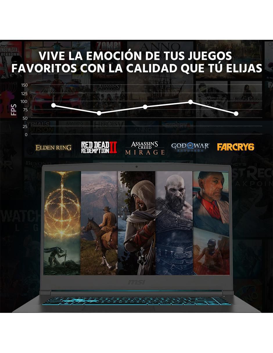 Laptop gamer Thin 15 15.6 pulgadas Full HD Intel Core i5 Nvidia GeForce RTX 4050 32 GB RAM 1.5 TB SSD 8