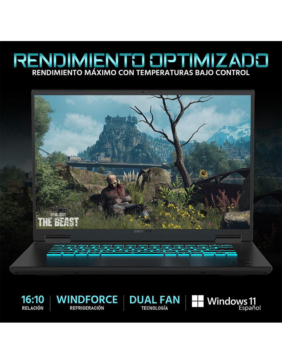 Laptop gamer no gigabyte gaming a16 16 pulgadas wuxga intel core i7 nvidia geforce rtx 5050 16 gb "ram" no aplica 512 gb ssd no aplica