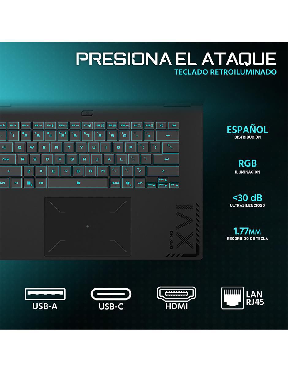 Laptop gamer no gigabyte gaming a16 16 pulgadas wuxga intel core i7 nvidia geforce rtx 5050 16 gb "ram" no aplica 512 gb ssd no aplica