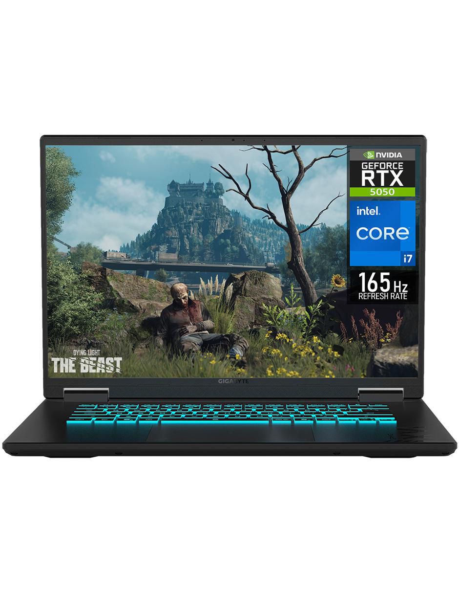 Laptop gamer Gigabyte Gaming A16 16 pulgadas Wuxga Intel Core i7 NVIDIA GeForce RTX 5050 16 GB RAM 512 GB SSD