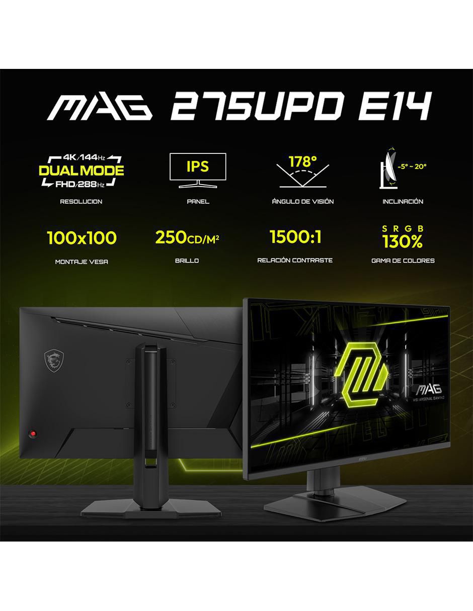 Monitor gamer MAG 275UPD E14 4 standard 4K/UHD 27 pulgadas 275UPD E14 5