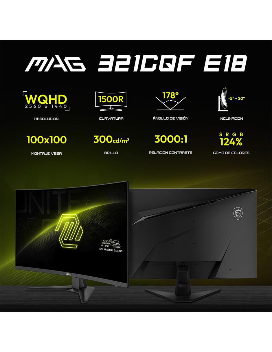 Monitor gamer MAG 321CQF E18 VA WQHD 32 pulgadas 321CQF E18 4