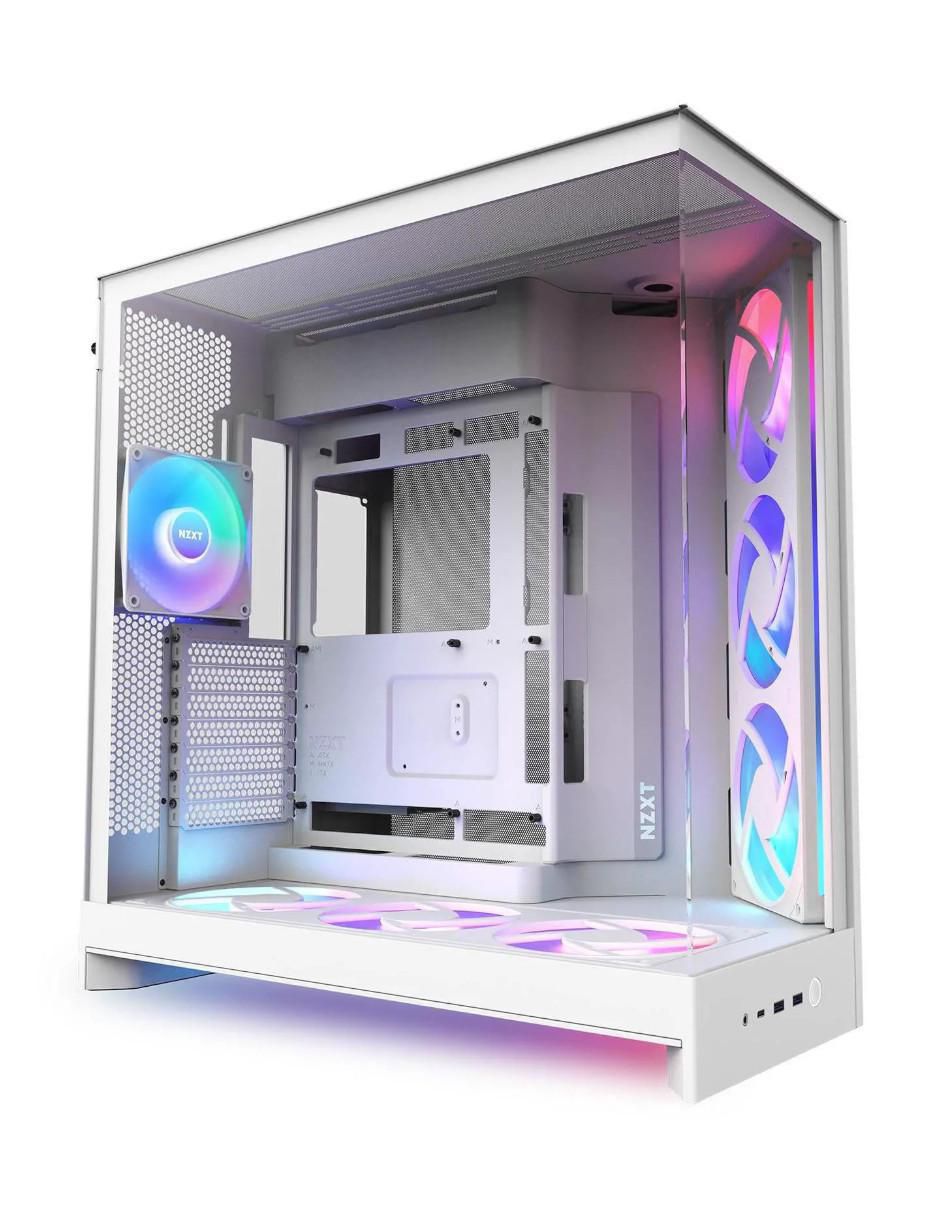 Gabinete Nzxt H9 FLOW RGB+ WHITE