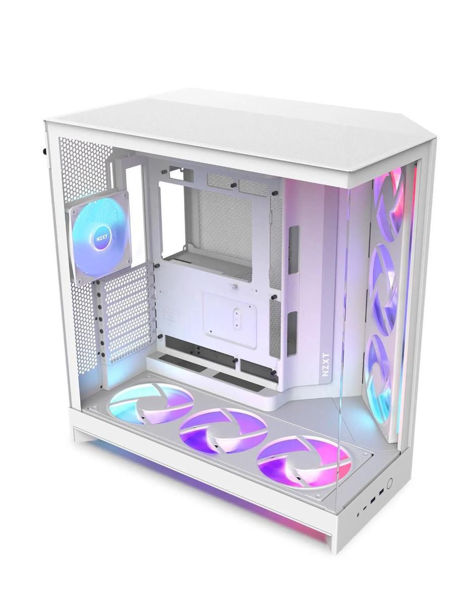 Gabinete Nzxt H9 FLOW RGB+ WHITE