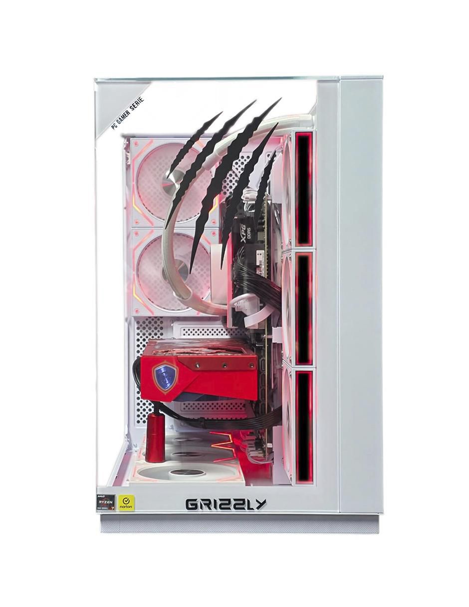 Computadora gamer Grizzly PCG-AMD082 AMD Ryzen 7 NVIDIA GeForce RTX 5070 Ti 32 GB RAM 2 TB SSD